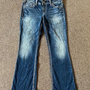 Silver Suki Midboot Jeans - New without tags